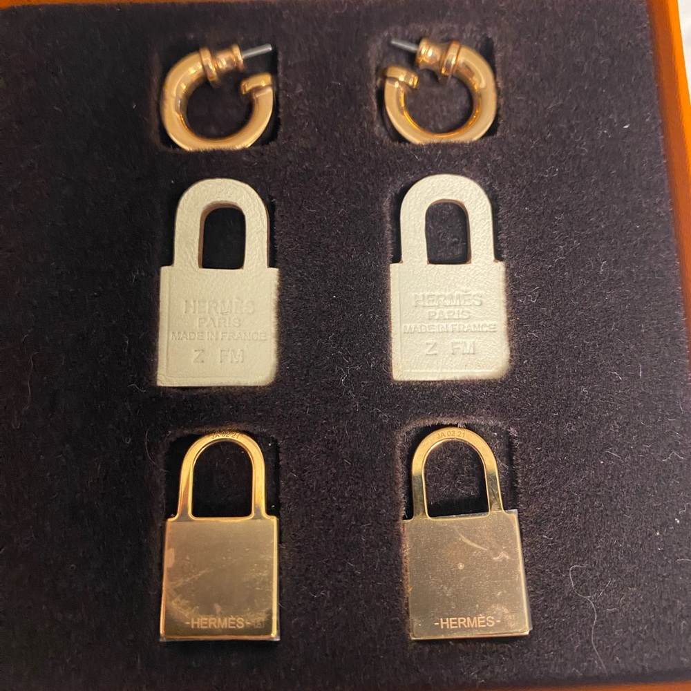 Hermès Gold Lock Charm